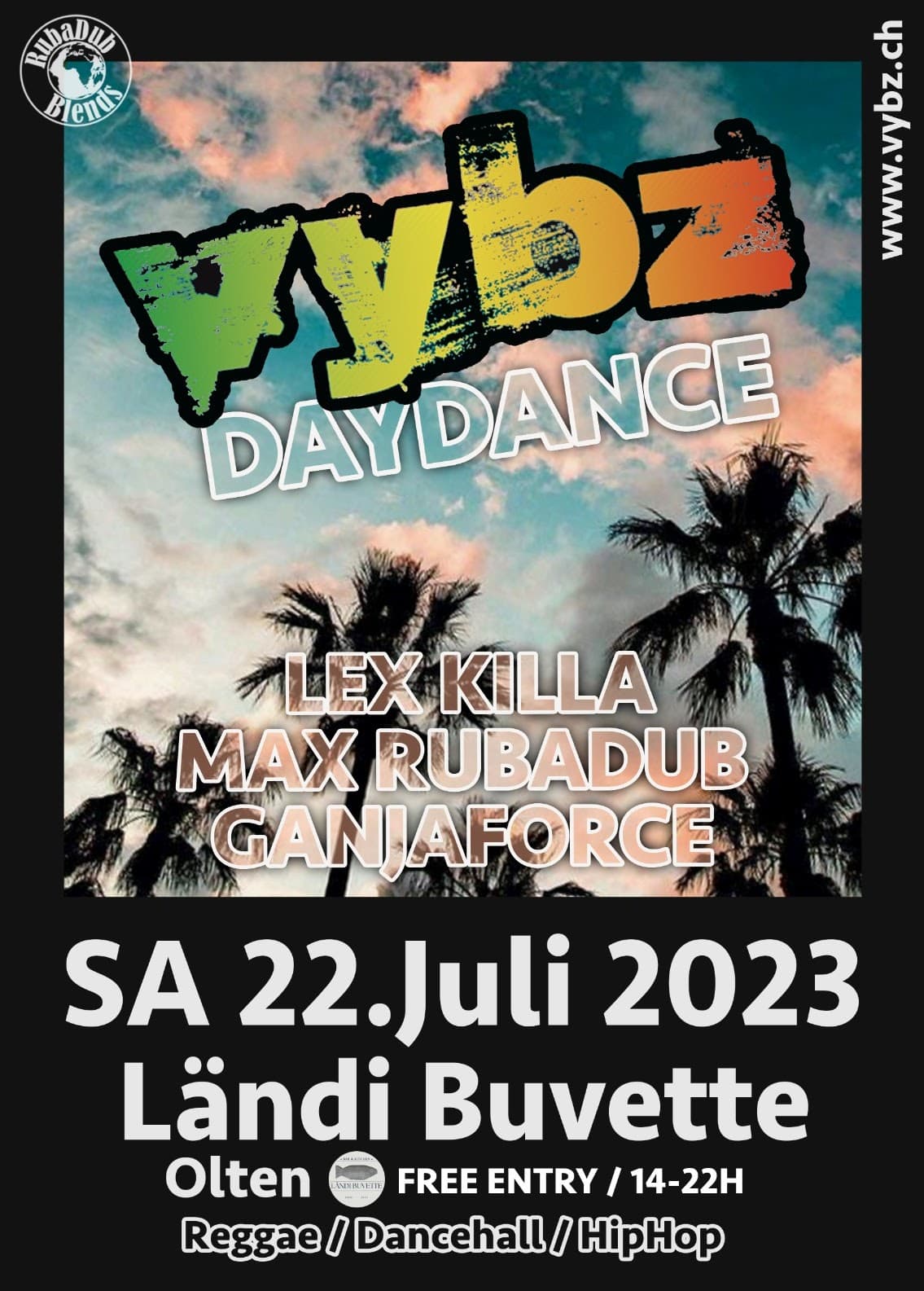 Vybz Daydance 2023 Flyer